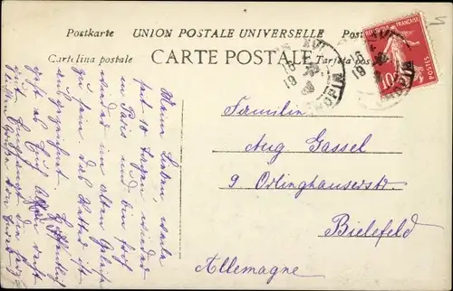 Ak Schauspielerin Sarah Bernhardt, Portrait in Uniform