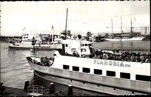 Ak Anvers Antwerpen Flandern, Navire-ecole Mercator et Flandria, Schulschiff, Marine