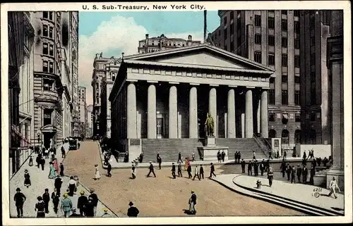 Ak New York City USA, U. S. Sub-Treasury