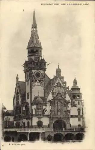 Ak Allemagne en Provence Alpes de Haute Provence, Exposition Universelle 1900