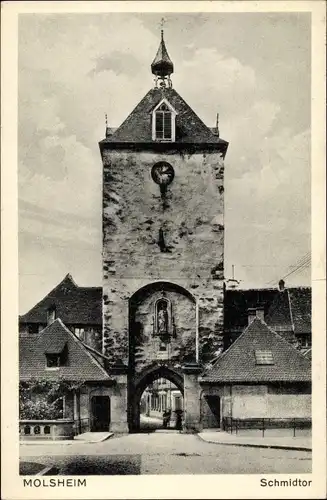 Ak Molsheim Elsass Bas Rhin, Schmidtor