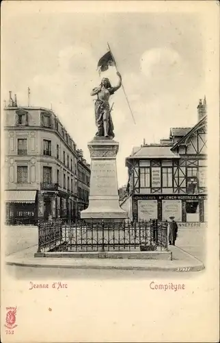 Ak Compiègne Oise, Jeanne d'Arc