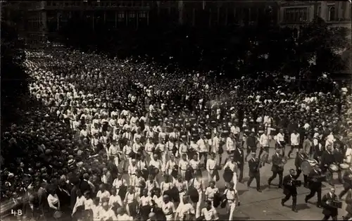 Foto Ak Leipzig in Sachsen, 1. Deutsches Arbeiter-Turn- und Sportfest 1922