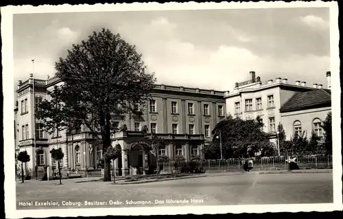 Ak Coburg in Oberfranken, Hotel Exzelsior