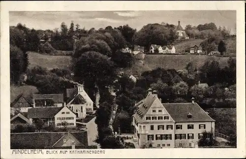 Ak Mindelheim im Unterallgäu, Blick auf Katharinenberg