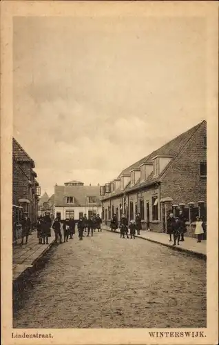 Ak Winterswijk Gelderland Niederlande, Lindenstraat