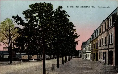 Ak Biehla Elsterwerda in Brandenburg, Berlinerstraße