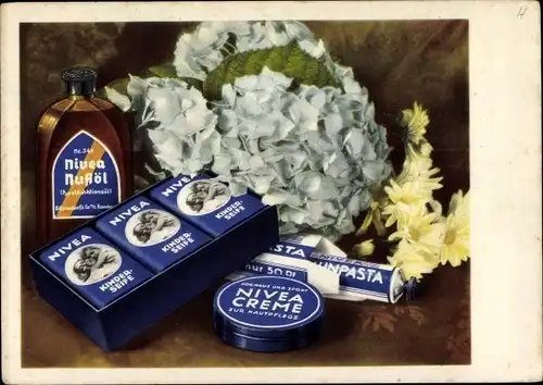 Ak Reklame, Nivea Creme, Nussöl, Zahnpasta, Kinderseife