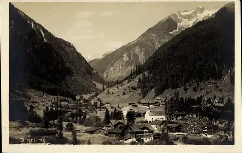 Foto Ak Ginzling Finkenberg in Tirol, Totalansicht, Zemmgrund