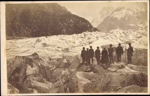 Foto Chamonix Mont Blanc Haute Savoie, Traversée de la mer de glace