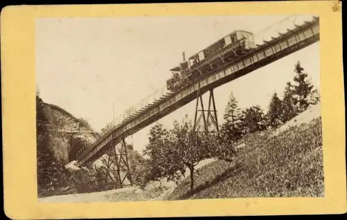 Foto Vitznau Kanton Luzern, Rigibahn, Zahnradbahn