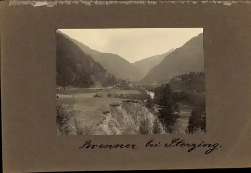 Foto Brenner Tirol Südtirol, Talpanorama bei Sterzing