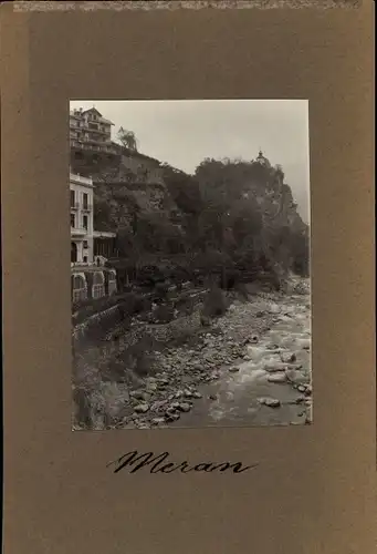 Foto Meran Merano Südtirol, Ortspartie, Fluss