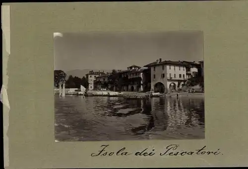 Foto Isola dei Pescatori Isola Superiore Lago Maggiore Piemonte, Uferpartie