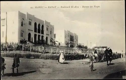 Ak Rabat Marokko, Boulevard El-Alou, Bureau des Etapes