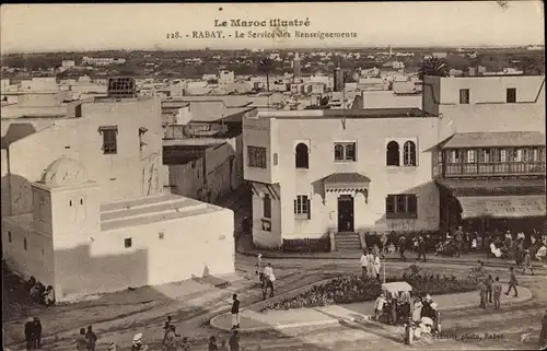 Ak Rabat Marokko, Le Maroc Illustre, Le Service des Renseignements