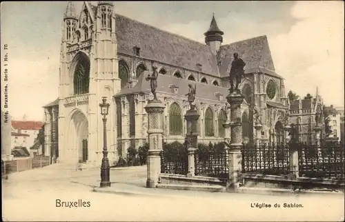 Ak Bruxelles Brüssel, l'eglise du Sablon