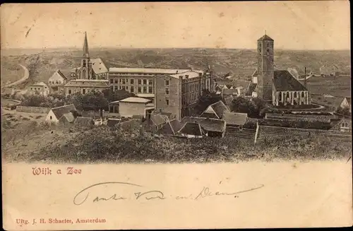 Ak Wijk aan Zee Beverwijk Nordholland Niederlande, Ortsansicht