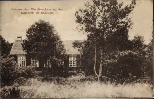 Ak Barchem Gelderland, Gebouw der Woodbrookers op den Kaleberg