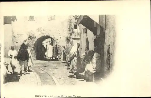 Ak Bizerte Tunesien, La Rue du Camp