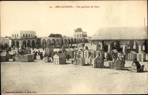 Ak Ben Gardane Tunesien, Vue generale du Souk