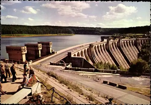 Ak Eupen Wallonien Lüttich, Le barrage et le lac