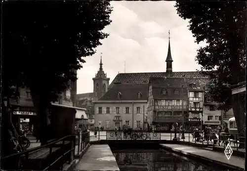 Ak Colmar Kolmar Elsass Haut Rhin, Place de la Sinne