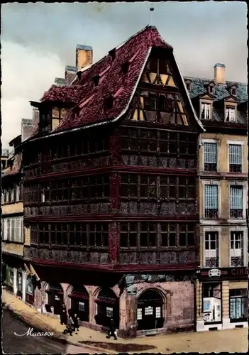 Ak Strasbourg Straßburg Elsass Bas Rhin, La Maison Kammerzell