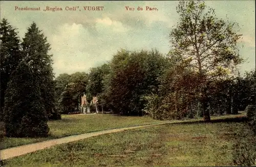 Ak Vught Nordbrabant, Pensionnat Regina Coeli, Vue du Parc