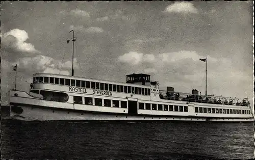 Ak Dampfer Kasteel Staverden der Holland Veluwe Lijn, Stoomboot Mij.