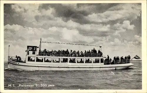 Ak M.S. Flevomeer 5, Toeristenbedrijven Harderwijk