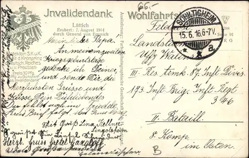 Künstler Ak Liège Lüttich Wallonien, Schlachtszene 07. 08. 1914, Zeppelin, I. WK