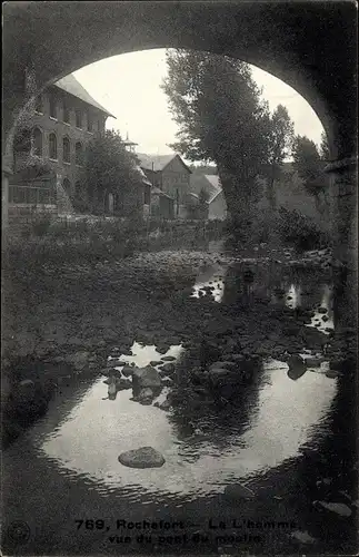 Ak Rochefort Wallonien Namur, Vue du Pont du Moulin