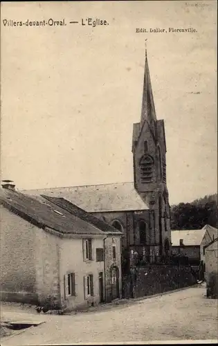 Ak Villers devant Orval Wallonien Luxemburg, L'Église, Kirche