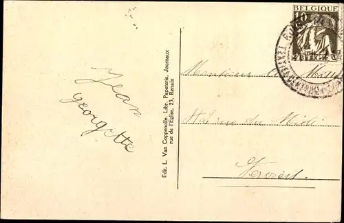 Ak Ronse Renaix Ostflandern, La Gare