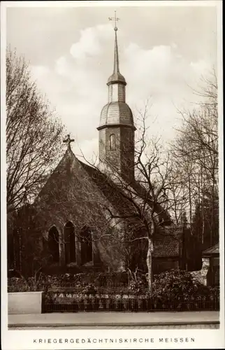 Ak Meißen in Sachsen, Kriegergedächtniskirche zu St. Nicolai