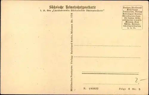 Ak Meißen in Sachsen, Blick vom Jüdenberg, Kirche