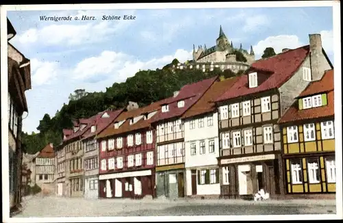 Ak Wernigerode am Harz, Schöne Ecke