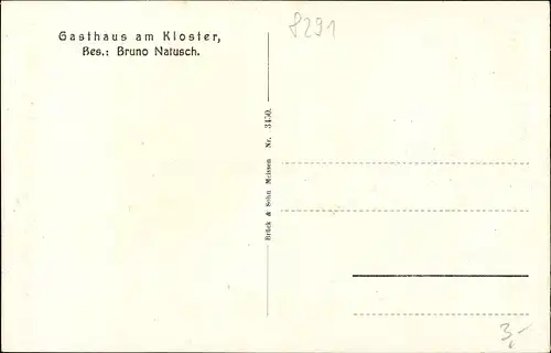 Ak Panschwitz Kuckau Oberlausitz, Kloster St. Marienstern, Abtei, Gasthaus am Kloster