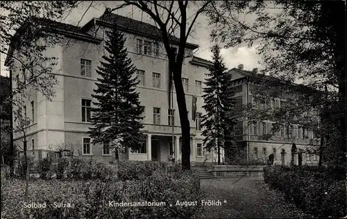 Ak Bad Sulza in Thüringen, Kindersanatorium August Frölich