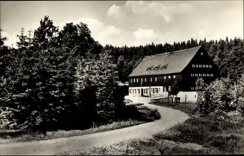 Ak Jöhstadt im Erzgebirge Sachsen, Gasthaus Raummühle