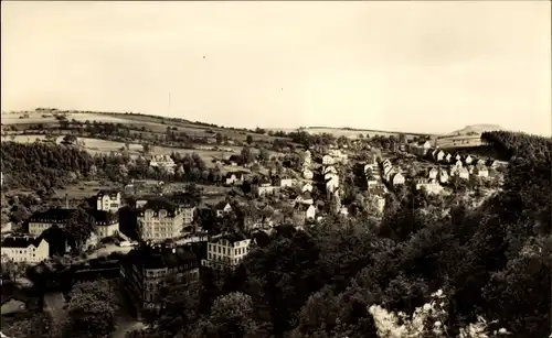Ak Cunersdorf Annaberg Buchholz im Erzgebirge, Blick von Annaberg Buchholz 2, Bärenstein