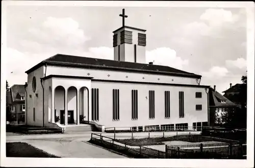 Ak Freudenstadt im Nordschwarzwald, katholische Kirche