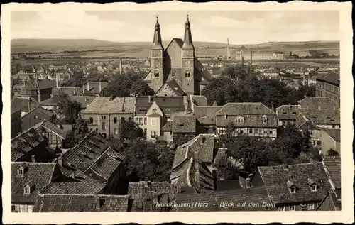 Ak Nordhausen am Harz, Blick auf den Dom