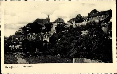 Ak Nordhausen am Harz, Blick auf die Altstadt