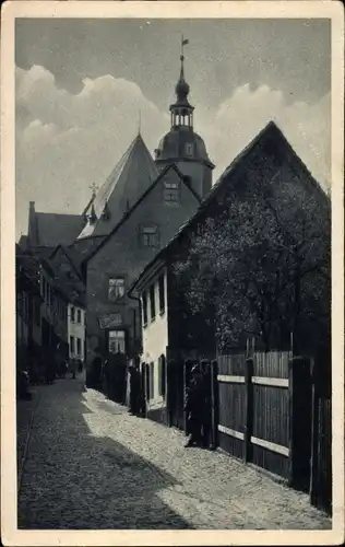 Ak Penig in Sachsen, Friedensstraße, Kirche