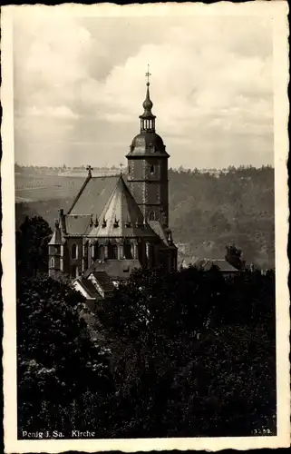 Ak Penig in Sachsen, Kirche