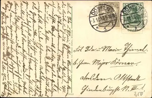 Ak Döbeln in Sachsen, Teilansicht mit Kirche