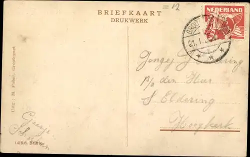 Ak Grootegast Groningen, Hoofdstraat