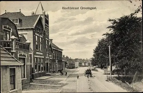 Ak Grootegast Groningen, Hoofdstraat